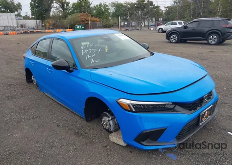2024 Honda Civic Sport из США, поврежденный, VIN 19XFL2H86RE040935